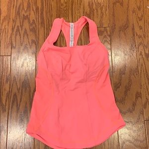 Lululemon running top w shelf bra sz4